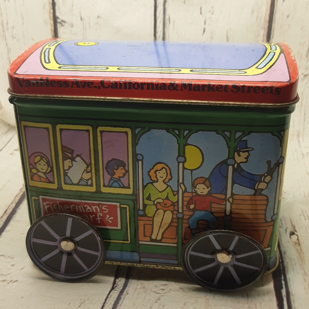 Vintage JSNY VanNess Tin Street cart • 7/10